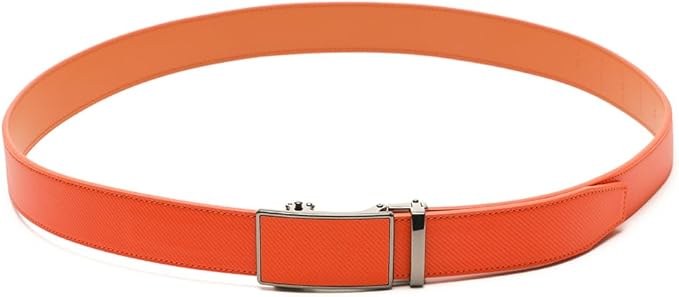 Fabio Valenti Mens Belt,Ratchet Belt Dress with 1 3/8" Genuine Leather with Easier Adjustable Buckle, Trim to Fit
