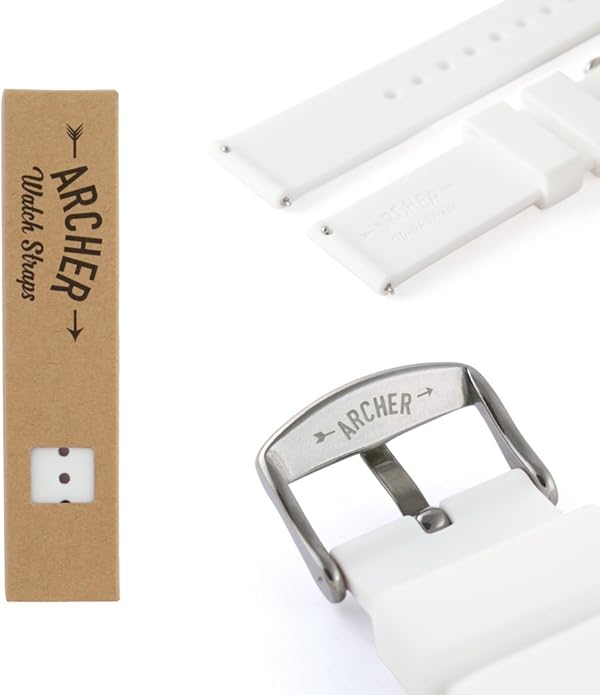 Archer Watch Straps - Soft Silicone Quick Release Watch Bands
