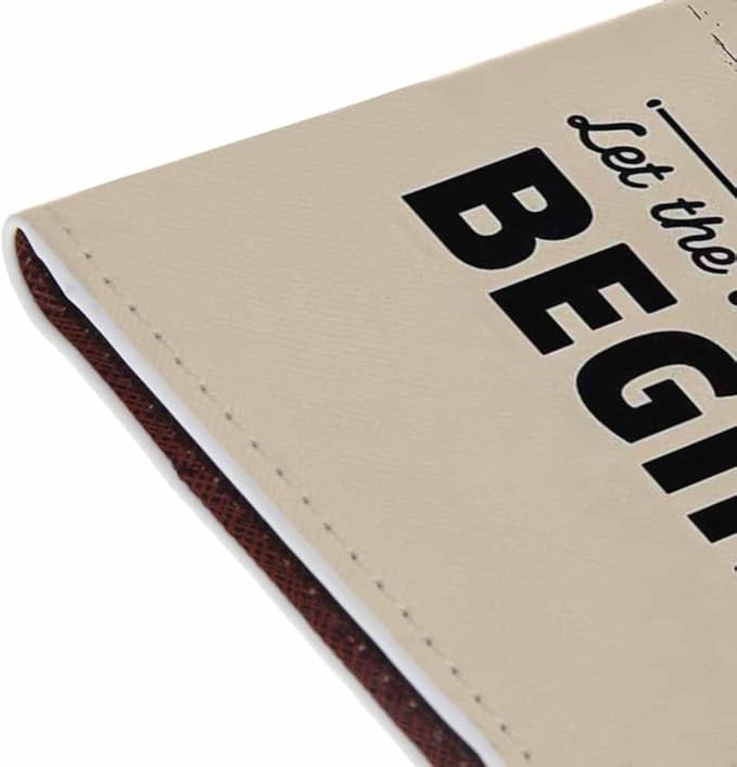 Motorcycle Passport Holder for Travel Let the Adventure Begin PU Leather Passport Cover Wallet Cute Passport Card Holder for Women and Men