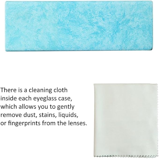 VisionGlobal Hard Shell Eyeglass Case for Eyeglasses and Sunglasses for Men/Women and Kids