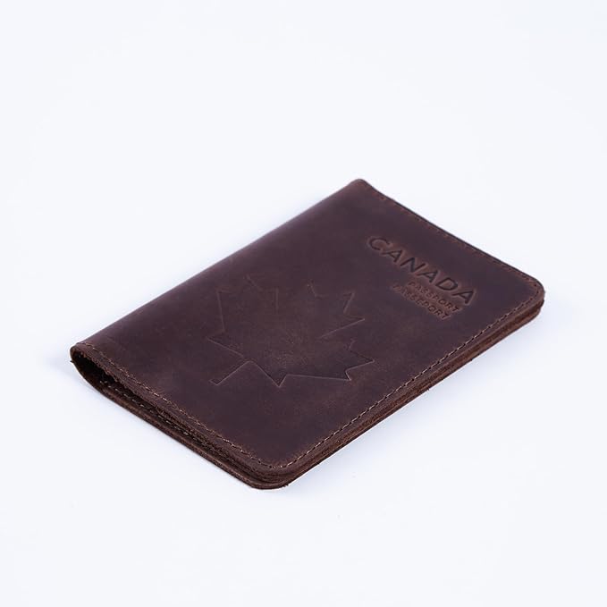 INCARNE Leather Passport Holder for Travel - Passport Case - Passport Wallet for Men - Passport Cover for Women Sleeve Protector - Travel Essentials Vacation Luggage Travel Gifts - Vintage Brown