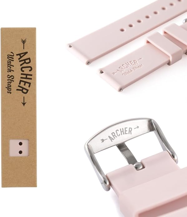 Archer Watch Straps - Soft Silicone Quick Release Watch Bands