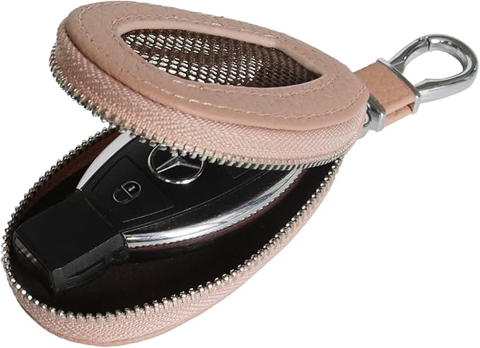 Universal Premium Car Key Fob Case Genuine Leather Car Smart Key fob Holder for Remote Key Fob