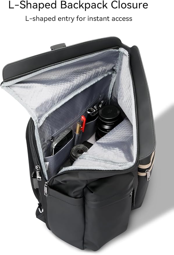BOPai Laptop Backpack for Work Fits Up to 17 Inch Notebook Back Shock AbsorberTravel School Waterproof Laptop Backpack