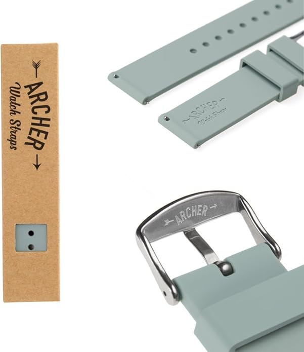 Archer Watch Straps - Soft Silicone Quick Release Watch Bands