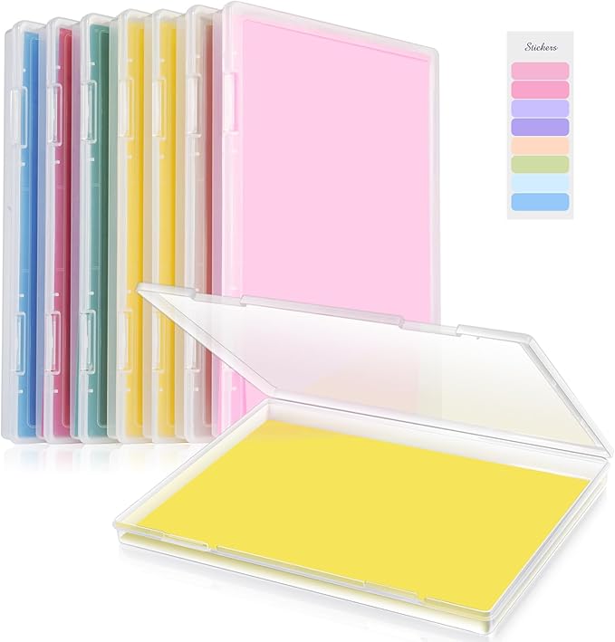 8 Pack Paper Storage Boxes, Scrapbook Paper Storage Fits 8.5" x 11.5" A4 Letter, Stackable Plastic Paper Storage with Snap for Protecting Scrapbooks, Photos, Game Card, Office Supplies, Files