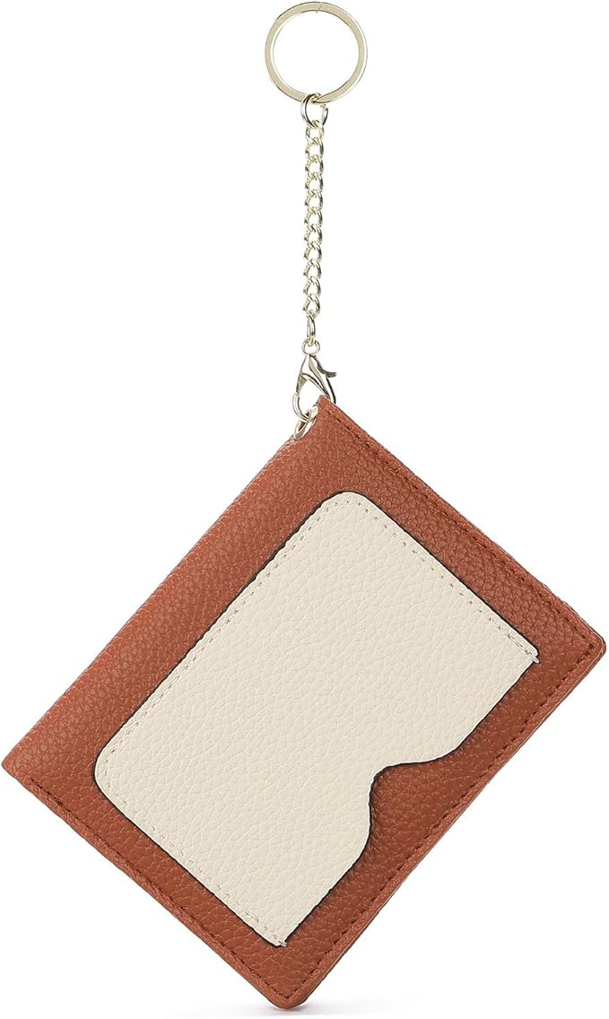 GAEKEAO Wallet Women RFID Blocking Small Bifold Vegan Leather Ladies Mini Purse with ID Window Zipper Change Pocket