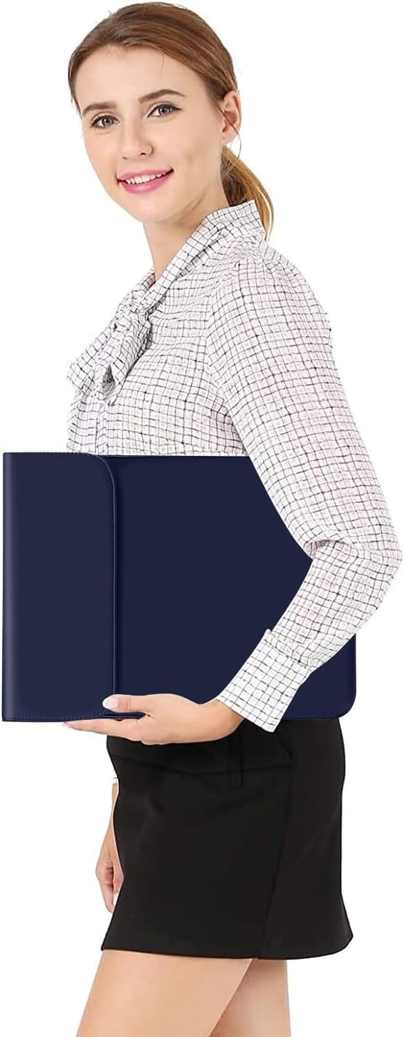 MOSISO Laptop Case 13.3 inch, 13-13.3 inch Laptop Sleeve Compatible with MacBook Neo 13 A18 Pro A3404 /Air 13/Pro 13/Pro 14 M5 M4 M3 M2 M1, Faux Suede Leather Case with Small Bag, Navy Blue