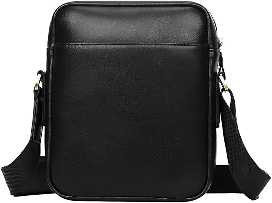 Leathario Crossbody Bag For Men Vegan Leather Shoulder Messenger Purse Sling Satchel Bag For Work Business Travel | Vegan Leather, Purse, For Work, Business, Travel
