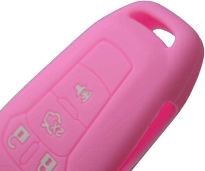 Silicone Rubber Key Fob Cover Protector for Ford Fusion Explorer (Flip Key) N5F-A08TAA 164-R7986 5924003 4 Button Remote Control
