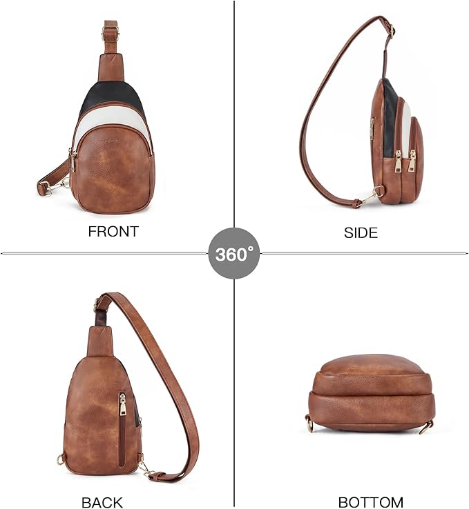 Telena Crossbody Bags for Women Leather Cross Body Sling Bag for Woman Travel