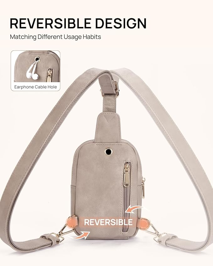 Telena Crossbody Bags for Women Leather Cross Body Sling Bag for Woman Travel