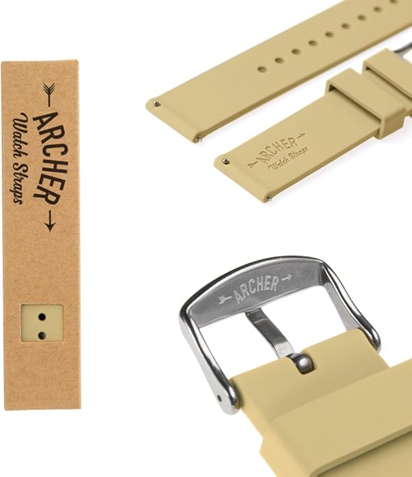 Archer Watch Straps - Soft Silicone Quick Release Watch Bands