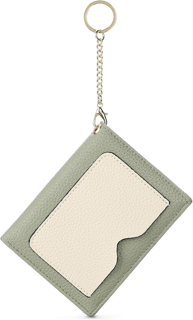 GAEKEAO Wallet Women RFID Blocking Small Bifold Vegan Leather Ladies Mini Purse with ID Window Zipper Change Pocket