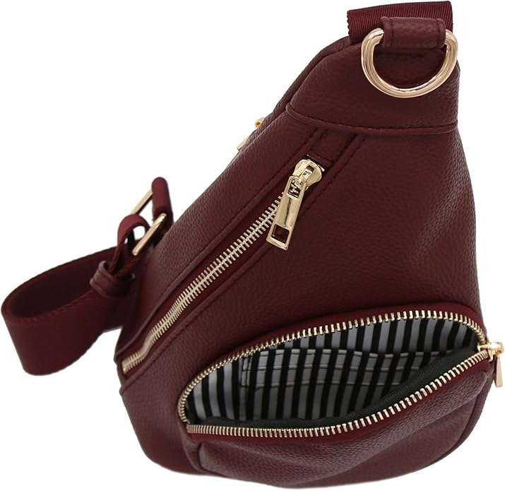 FashionPuzzle Compact Triangle Sling Bag | Compact