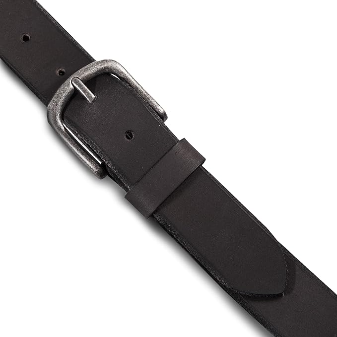 Lucky Brand Men's Jeans Leather Belt| Classic| Casual| Dress| Everyday| American Heritage| Genuine Leather| Metal Buckle
