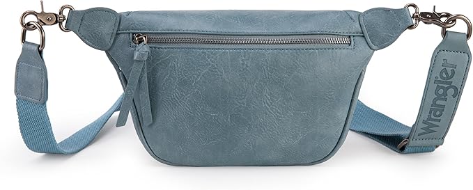 Wrangler Large Fanny Packs for Women Waist Bag Travel Belt Bags Crossbody Sling Purse