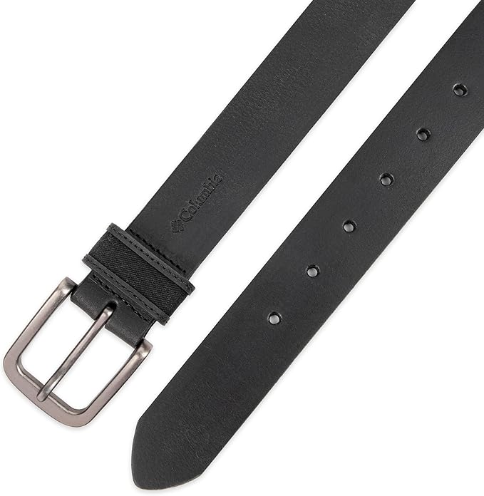 Columbia Men's Casual Everyday Leather Belt – Jeans, Chinos and Daily Wear