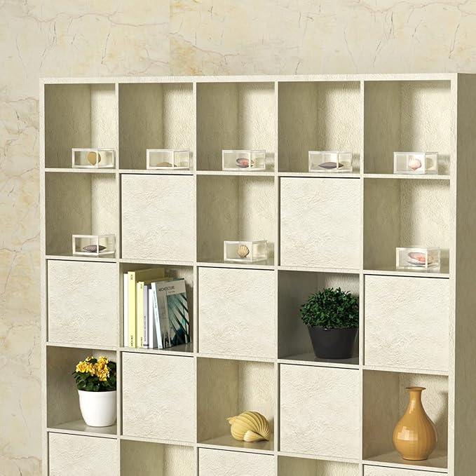 AITEE Small Acrylic Box with Lid, Clear Cube Display Case, Multi-Purpose Box Square for Holding Staples, Paper Clips, Stamps, Display in Office, Home