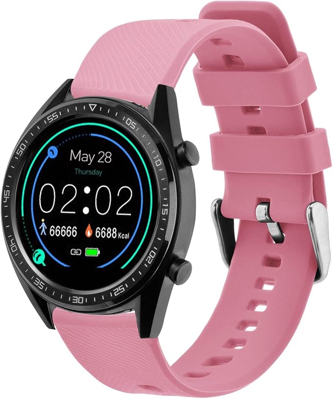 BISONSTRAP Watch Strap 18mm 19mm 20mm 21mm 22mm, Quick Release Silicone Watch Bands for Men Women