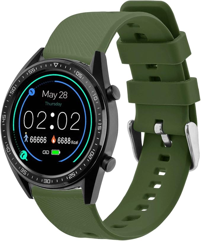 BISONSTRAP Watch Strap 18mm 19mm 20mm 21mm 22mm, Quick Release Silicone Watch Bands for Men Women