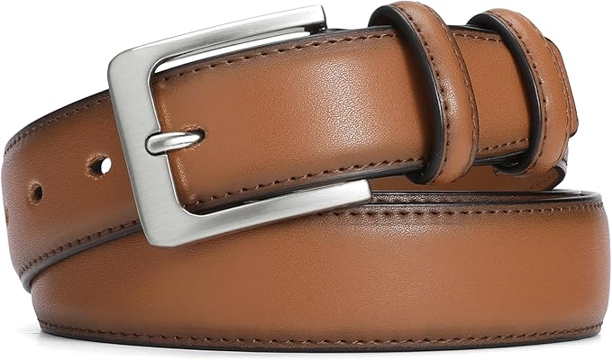 SENDEFN Mens Belts Leather Belt for Men 1 1/4" for Casual Jeans Dress Pants with Gift Box