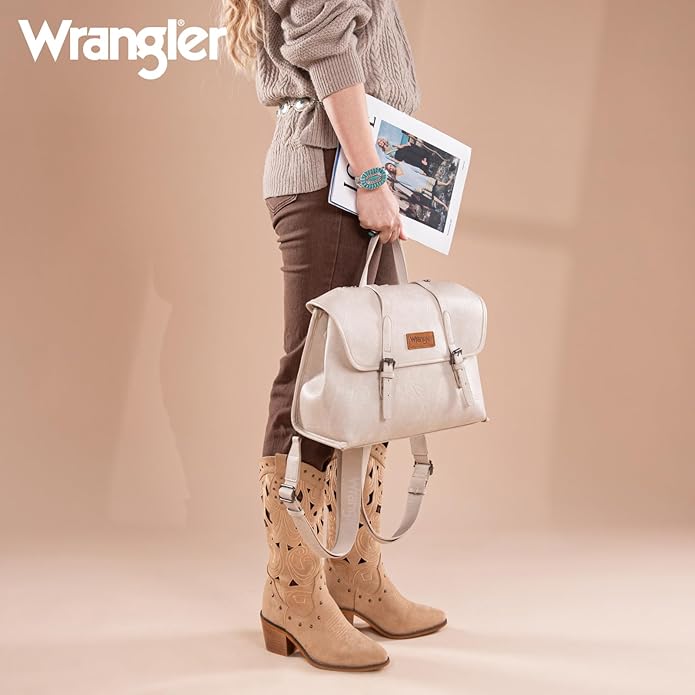 Wrangler Laptop Bag for Women Messenger Bag Briefcase Computer Backpack Convertible Satchel Bag