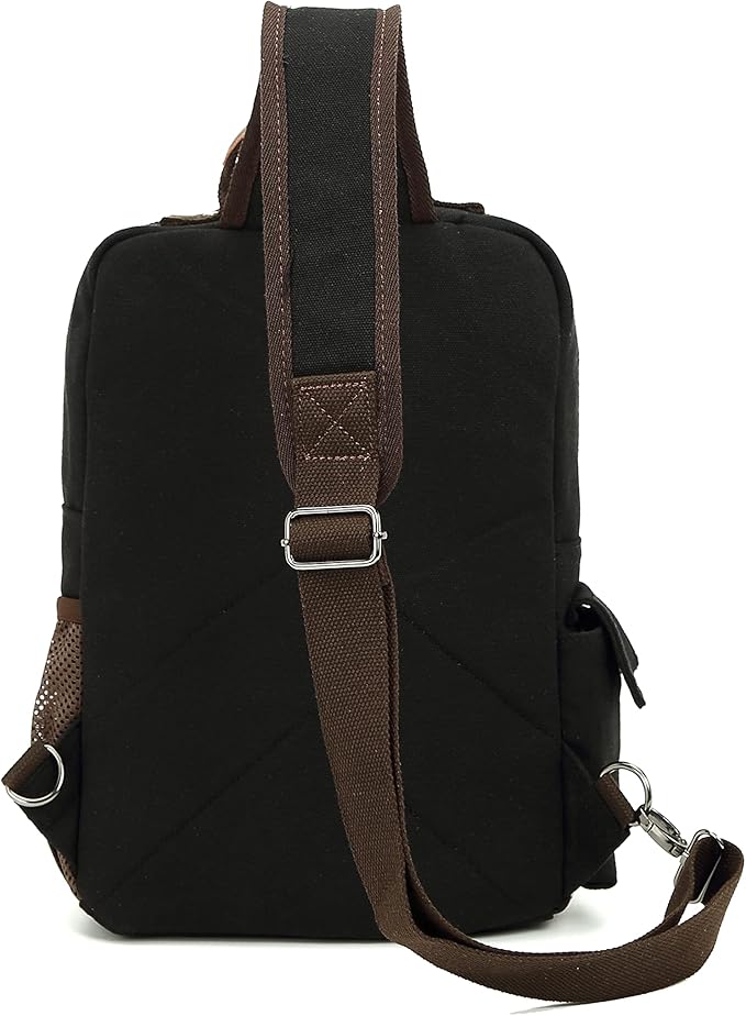 Sechunk Canvas Messenger Bag Sling Bag Crossbody Bag Shoulder Bag Retro Cross Body Handbags