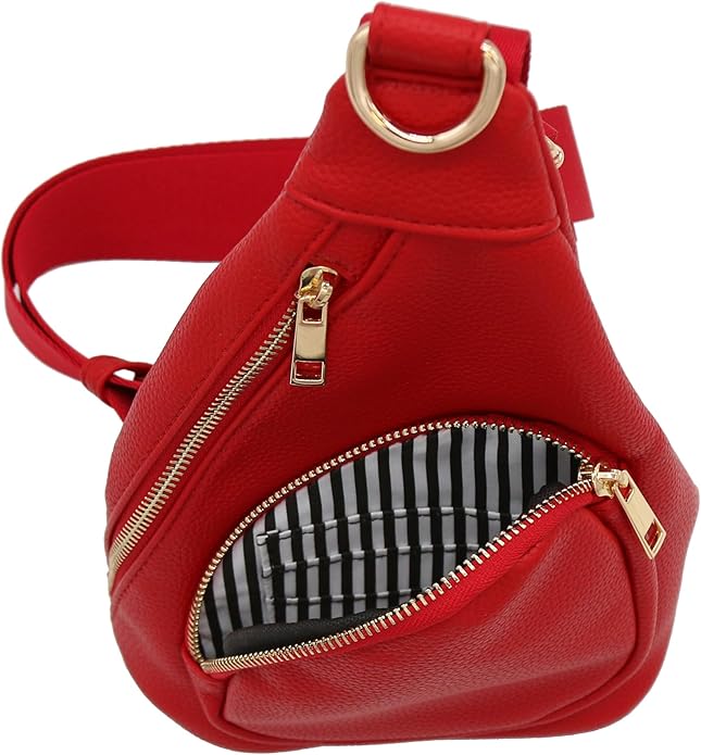 FashionPuzzle Compact Triangle Sling Bag | Compact