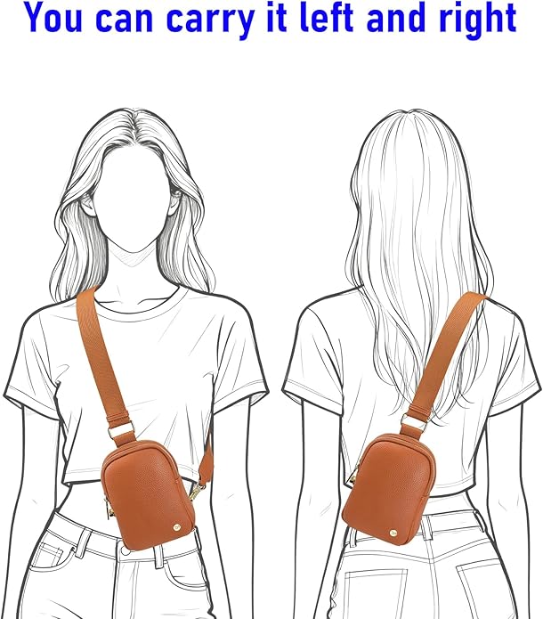 INICAT Small Sling Bag for Women Everyday & Travel Crossbody Bags Lightweight Cross Body Purses Vegan Leather