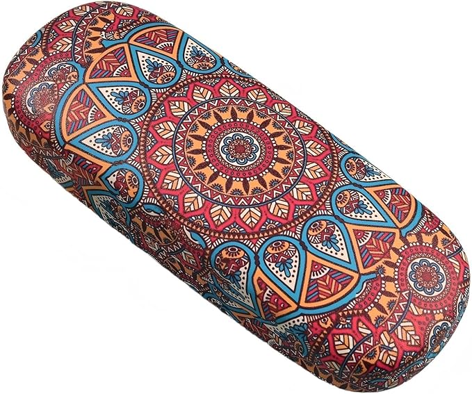 PERFECTSIGHT Hard Shell Eyeglasses Case, PU Leather Protective Glasses Case, Cute Eyeglass Case for Women Men Girls
