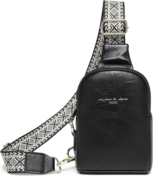 INICAT Small Sling Bag for Women Everyday & Travel Crossbody Bags Lightweight Cross Body Purses Vegan Leather
