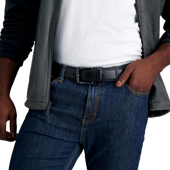 Columbia Men's Casual Everyday Leather Belt – Jeans, Chinos and Daily Wear