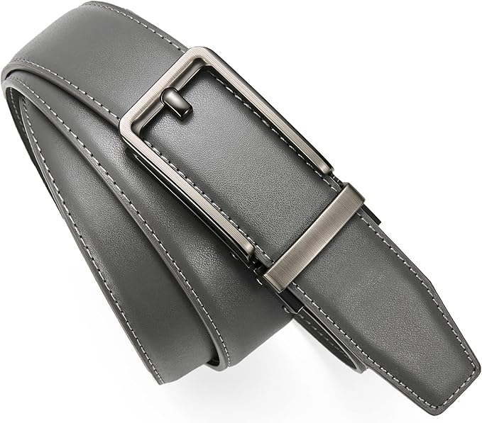 CHAOREN Click Belts for Men - Mens Ratchet Belt 1 3/8" for Dress Pants - Perfect Companion to Men's Oxfords