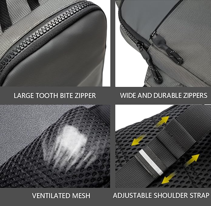 higouta Mini Sling Bag for Men Women, Small Crossbody Casual Utility Chest Phone Bag for Travel Workout
