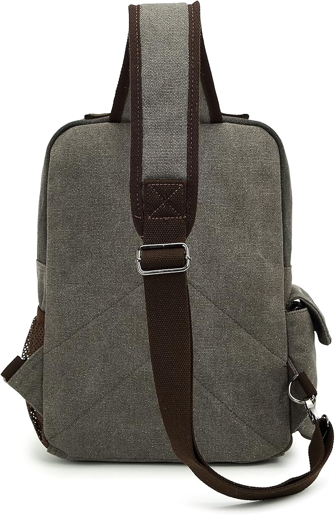 Sechunk Canvas Messenger Bag Sling Bag Crossbody Bag Shoulder Bag Retro Cross Body Handbags