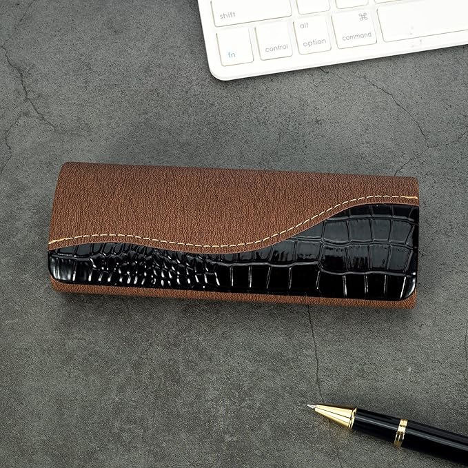 Vemiss Hard Shell Eyeglass Cases, Lightweight Portable Glasses Case for Women Men
