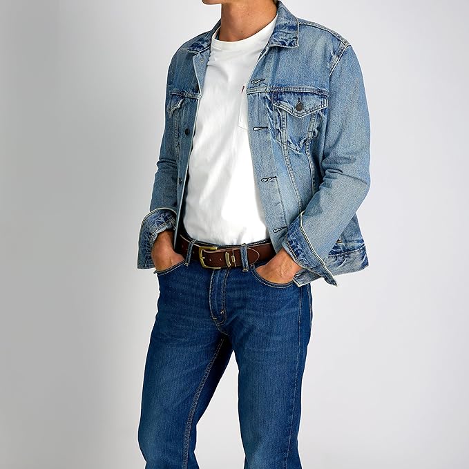 Levi’s Men’s Casual Leather Belt, Classic Strap for Jeans & Everyday Wear