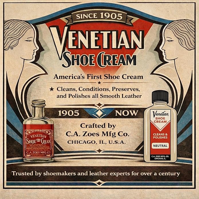 Venetian Shoe Cream, 3 Ounces, Neutral