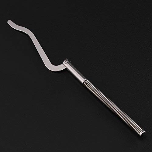 5Pcs Spring Money Clip Steel Bar Nickel Plate for Bifold Wallet Purse Leather Craft Tools Ideal Christmas gift Father's Day gift Silver 2.9 Inch