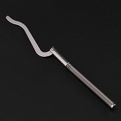 5Pcs Spring Money Clip Steel Bar Nickel Plate for Bifold Wallet Purse Leather Craft Tools Ideal Christmas gift Father's Day gift Silver 2.9 Inch