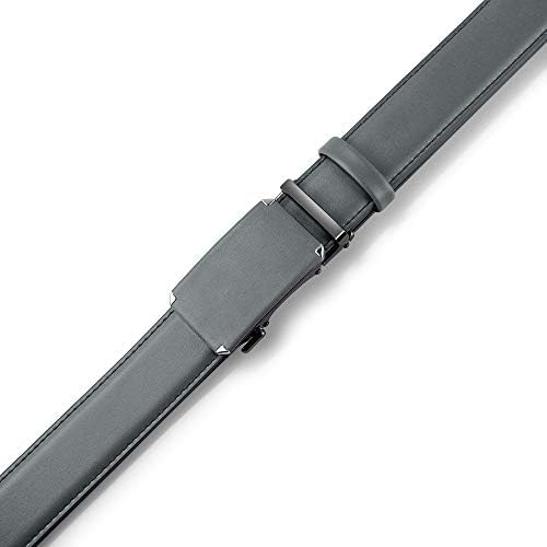 DOOPAI Belt Men, Ratchet Dress Adjustable 1 3/8" Sliding Leather Designer, Size Length Can be Cut, with Gift Box