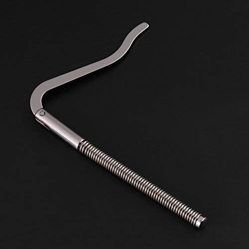 5Pcs Spring Money Clip Steel Bar Nickel Plate for Bifold Wallet Purse Leather Craft Tools Ideal Christmas gift Father's Day gift Silver 2.9 Inch