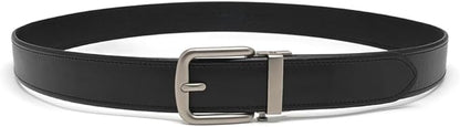 Fabio Valenti Men's Genuine Leather Ratchet Dress Belt with Automatic Buckle, Adjustiable Sizes, Handmade, All leather Strap