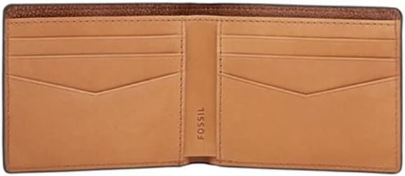 Fossil Men's Leather Slim Minimalist Bifold Front Pocket Wallet for Men