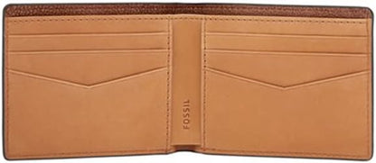 Fossil Men's Leather Slim Minimalist Bifold Front Pocket Wallet for Men