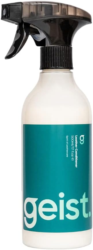 Geist. Leather Conditioner | for Leather that is no Longer new (3 yrs+) | Keeps Non-Absorbent Leather Soft and Supple | Prevents Fading, Shrinkage and Dryness | 500 ml / 16.75 fl.oz