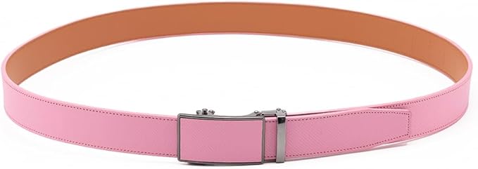 Fabio Valenti Mens Belt,Ratchet Belt Dress with 1 3/8" Genuine Leather with Easier Adjustable Buckle, Trim to Fit