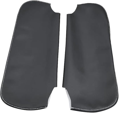 Black Car Sun Visor Cover, Left & Right Side Sun Visor Skin Pair Fits for Chevy Camaro 1993-2002, for Firebird 1993-2002 (Skin Only)