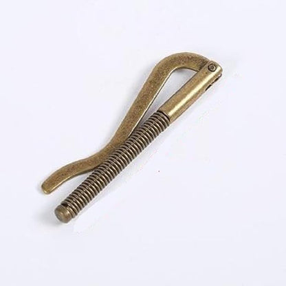 65mm 2.5" Spring Money Clip Insert Bar Slim Wallet Clamp For Bifold Leather Purse Credit Card Note Holder Cash Organizer (Bronze)